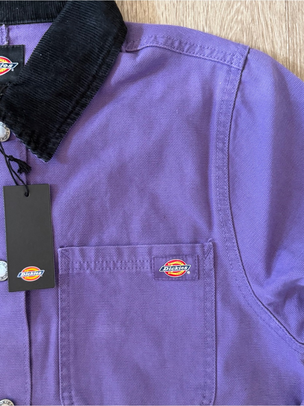 Dickies Purple utility chore canvas jacket sz M NWT - Picture 3 of 8